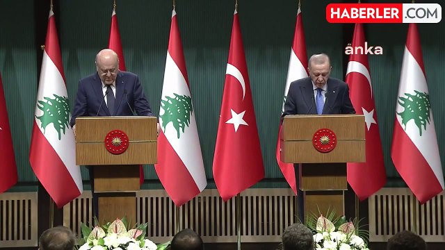 Cumhurbaşkanı Erdoğan: Türkiye ve Lübnan Olarak Müşterek Hedefimiz Suriye'yi Yeni Bir Şevkle Ayağa Kaldırmaktır