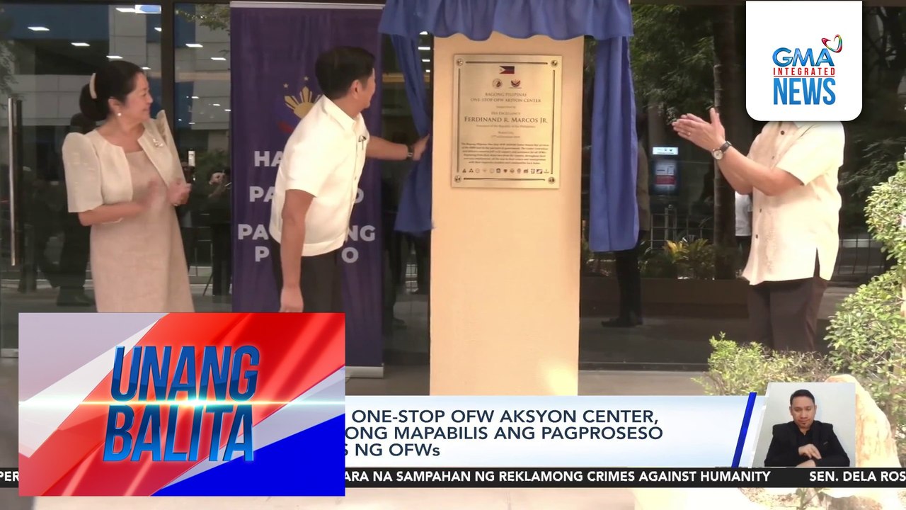 Bagong Pilipinas One-Stop OFW Aksyon Center, binuksan na; layong mapabilis ang pagproseso ng requirements ng OFWs | Unang Balita