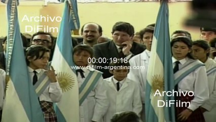 Carlos Menem lanzamiento de vuelos espaciales desde Cordoba 1996