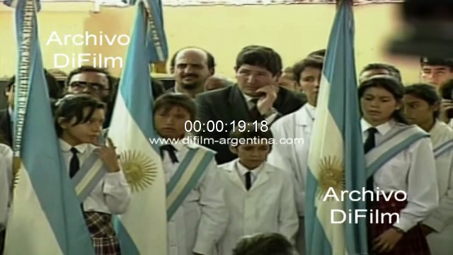 Carlos Menem lanzamiento de vuelos espaciales desde Cordoba 1996