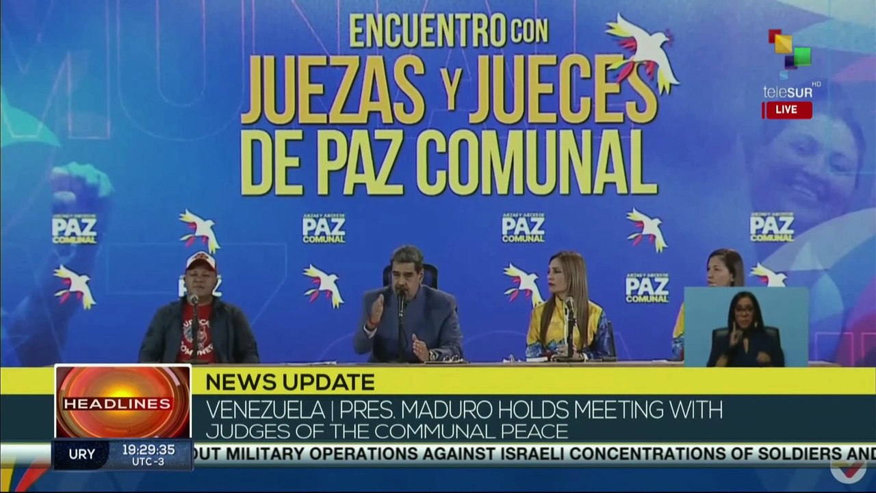 Venezuela | Pres. Maduro holds meeting with elected communal peace judges