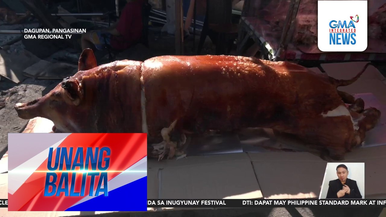 Mga bumibili at nagpapa-reserve ng lechong baboy, dagsa na anim na araw bago ang Pasko | Unang Balita