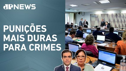 CCJ do Senado aprova não progressão da pena para crimes hediondos; Vilela e Dora Kramer comentam