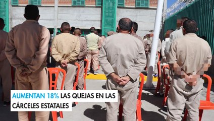 Aumentan 18% las quejas en las cárceles estatales