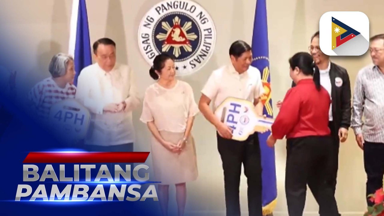 Unang turnover ng pabahay sa ilalim ng 4PH program para sa OFWs, pinangunahan ni PBBM