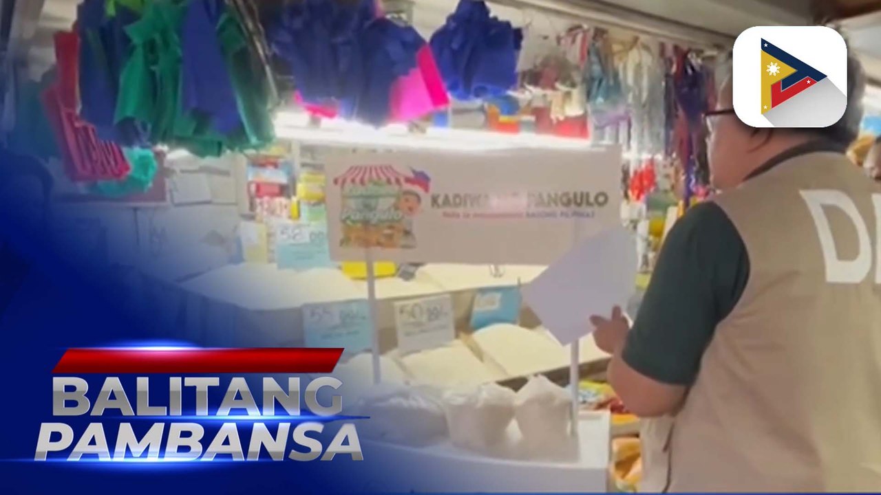 Murang bigas sa Kadiwa ng Pangulo, dinagsa ng mga mamimili sa Guadalupe Public Market