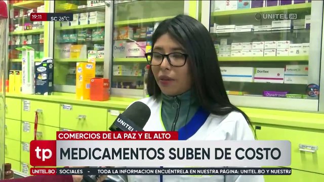 Suben los costos de los medicamentos básicos y antigripales en La Paz y El Alto