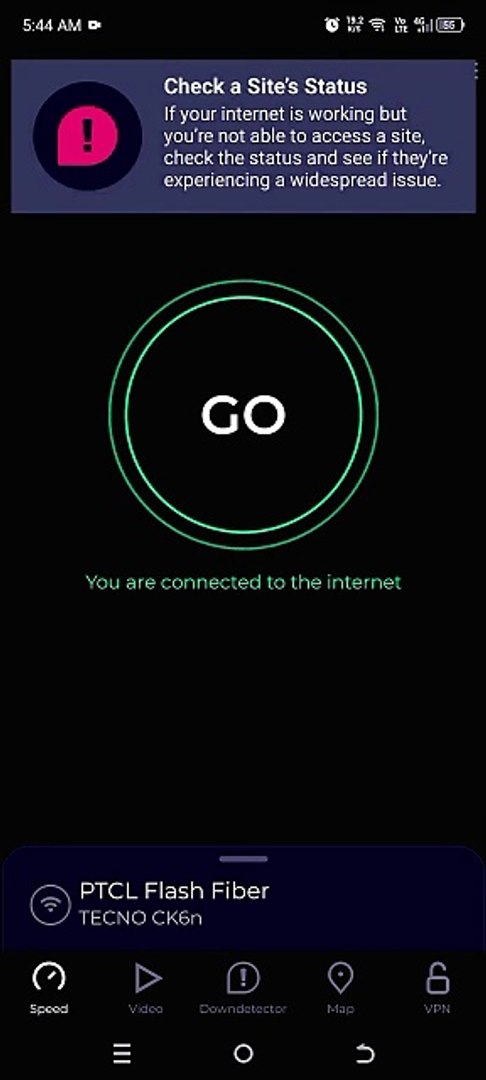 ⁣Internet Speed test