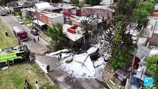 Argentina: avión privado se estrelló en zona residencial de Buenos Aires