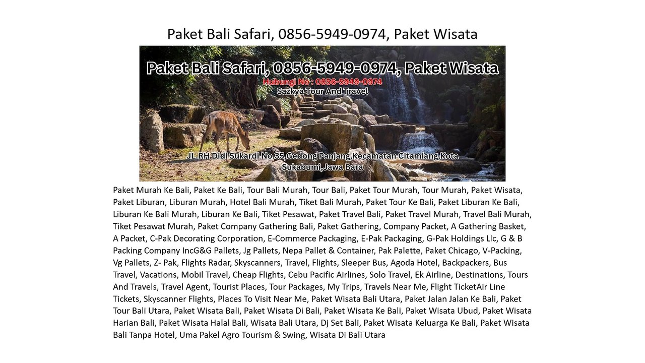 Paket Bali Safari, 0856-5949-0974, Paket Wisata