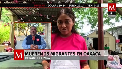 En Oaxaca, 25 migrantes pierden la vida durante 2024