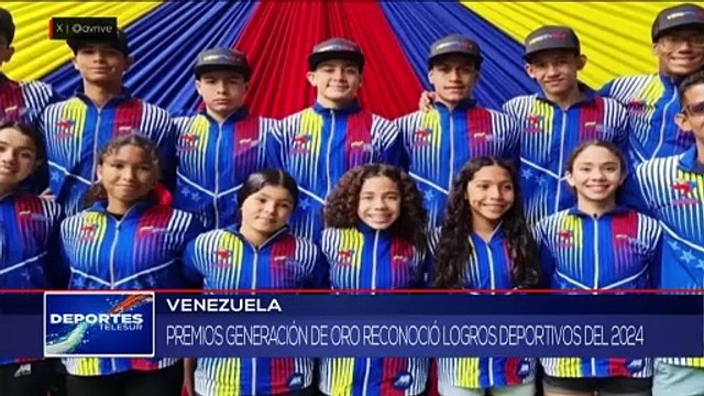 11° Edicion Premios Generación de Oro 2024 DEPORTES TELESUR 18-12-2024
