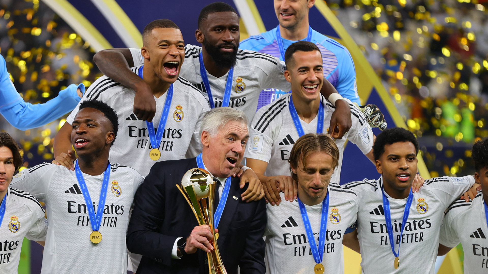 FULL trophy lift as Ancelotti makes history with Real! | FIFA Intercontinental Cup 2024 Moments