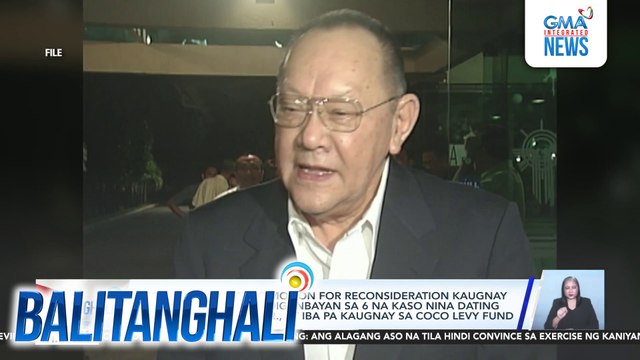 PCGG, maghahain ng motion for reconsideration kaugnay sa pagbasura ng Sandiganbayan sa 6 na kaso nina dating pangulong Marcos Sr., at iba pa kaugnay sa Coco Levy fund | Balitanghali