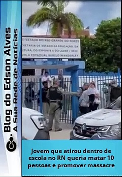 Jovem que atirou dentro de escola no RN queria matar 10 pessoas e promover massacre