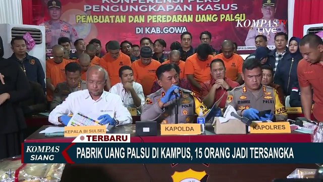 [FULL] Kapolda Sulsel dan BI Soal Pabrik Uang Palsu di Kampus Uin Alauddin Makassar