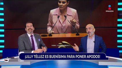Lilly Téllez le pone un apodo a Adán Augusto