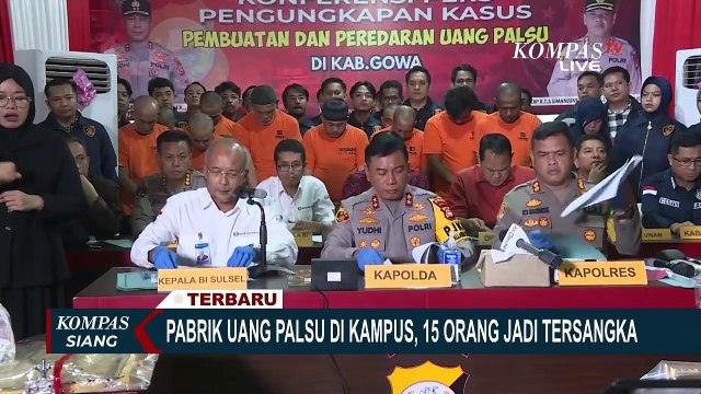Pihak Bank Indonesia Soal Ciri Uang Palsu Hasil Pabrik yang ada di Kampus Uin Alauddin Makassar