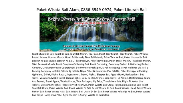 Paket Wisata Bali Alam, 0856-5949-0974, Paket Liburan Bali