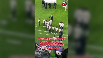 Cómo no le van a querer: el genial festejo de Ancelotti tras hacer historia con el Madrid
