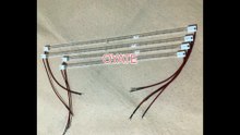 Transparent 1000mm 1000w halogen heating lamps industrial infrared heat lamp