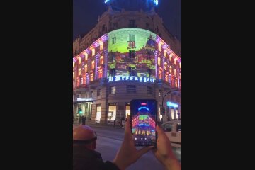 Il Messaggero celebra il Giubileo con un videomapping sulla facciata - Video