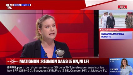 Mathilde Panot: "Je crois que l'ensemble du Nouveau Front populaire se retrouvera sur le vote de la motion de censure"