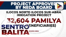 Ilang proyekto na makatutulong sa pagtugon sa kalamidad at pagkamit ng food security, inaprubahan ng NEDA Board