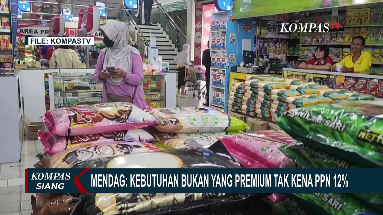 Menko Pangan Zulhas Tegaskan Beras Premium Tidak Dikenai PPN 12 Persen | SERIAL HARGA NAIK