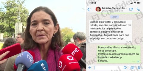 Los whatsapps que dejan como una bulera sideral a Reyes Maroto tras negar vínculo alguno con Víctor de Aldama