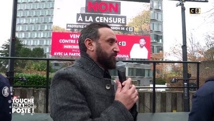 Retour sur la manifestation devant l'ARCOM avec Cyril Hanouna