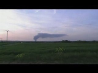 Feu de la Sagem à Quévert pret de Dinan 25/04/2008