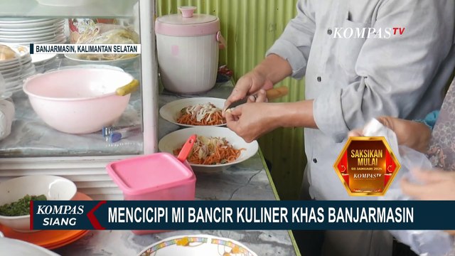 Cicipi Nikmatnya Mi Bancir, Kuliner Khas Banjarmasin yang Gunakan Mi Warna Merah