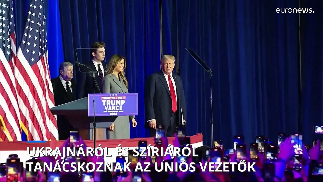 Az uniós vezetők Ukrajna megsegítéséről, a szíriai átmenetről és Trump visszatéréséről tárgyalnak az EU-ban