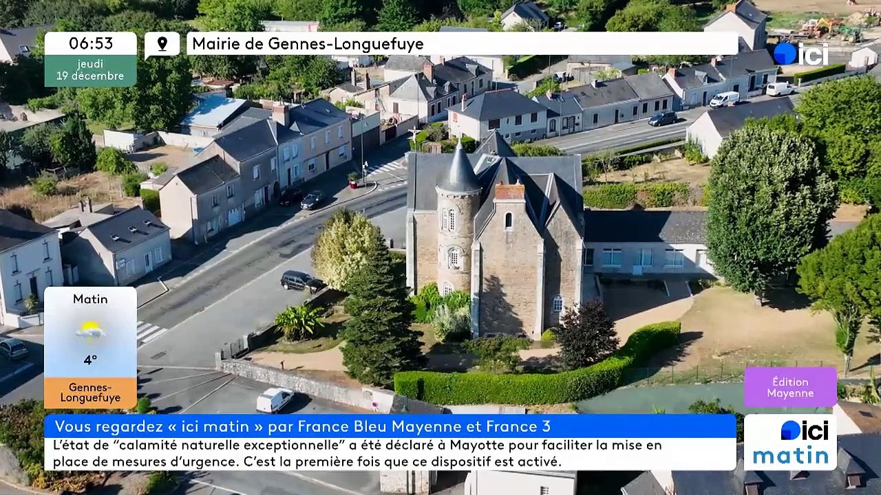 19/12/2024 - ICI Matin France Bleu Mayenne en vidéo