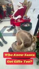 Toddler Gives Santa a Surprise Gift That’ll Melt Your Heart!