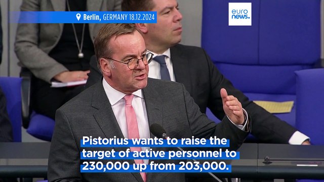 German Defense Minister Pistorius wants to increase size of armed forces