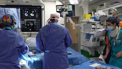 Un abordaje pionero en España facilita una intervención cardiaca en el Ramón y Cajal
