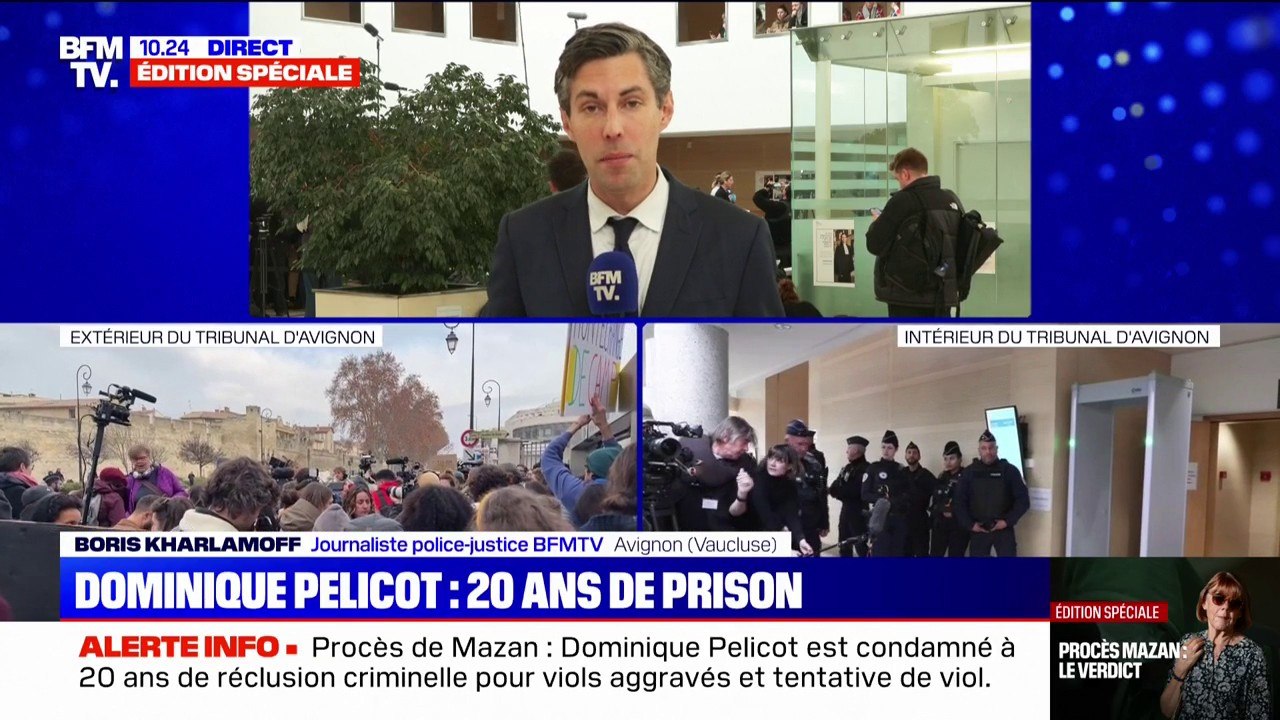 Procès Mazan: les réactions de la famille de Gisèle Pelicot lors de l'annonce des peines pour les accusés