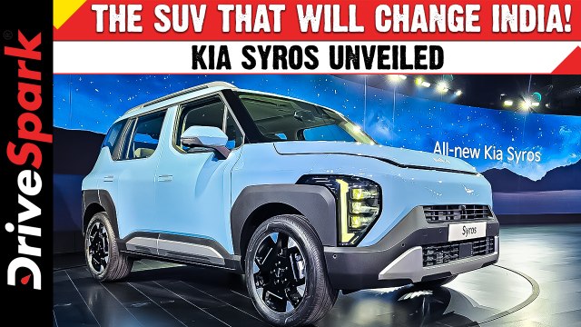 Kia Syros Makes Global Debut In India