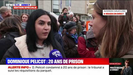 Procès Mazan: "Gisèle va être marquée à vie, 20 ans de prison pour moi c'est rien", les réactions à l'extérieur du tribunal