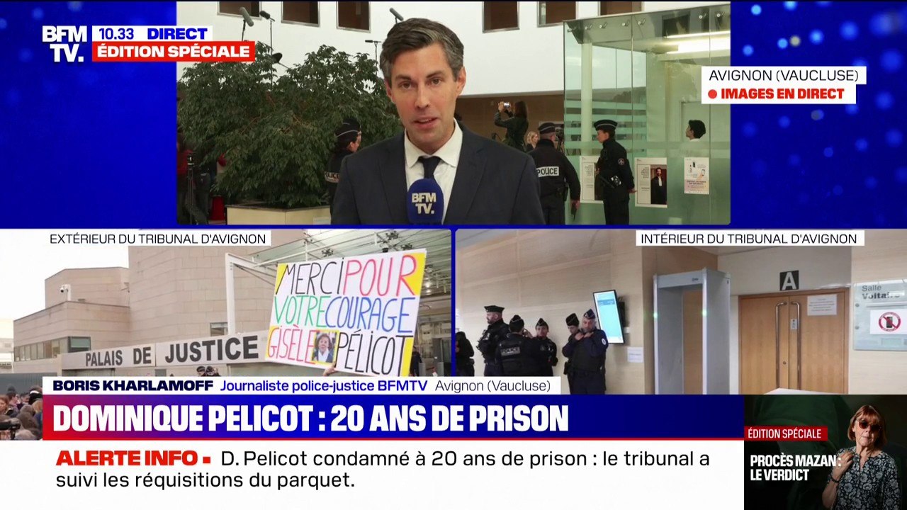 Procès Mazan: des peines moins élevées que les réquisitions, plusieurs accusés vont ressortir libre