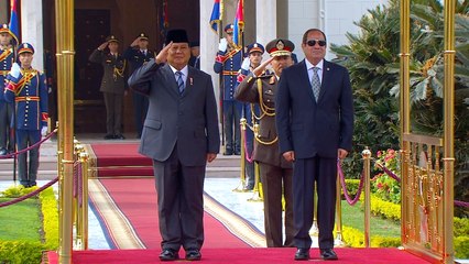 Prabowo dan Presiden Mesir Kompak Suarakan Gencatan Senjata di Palestina