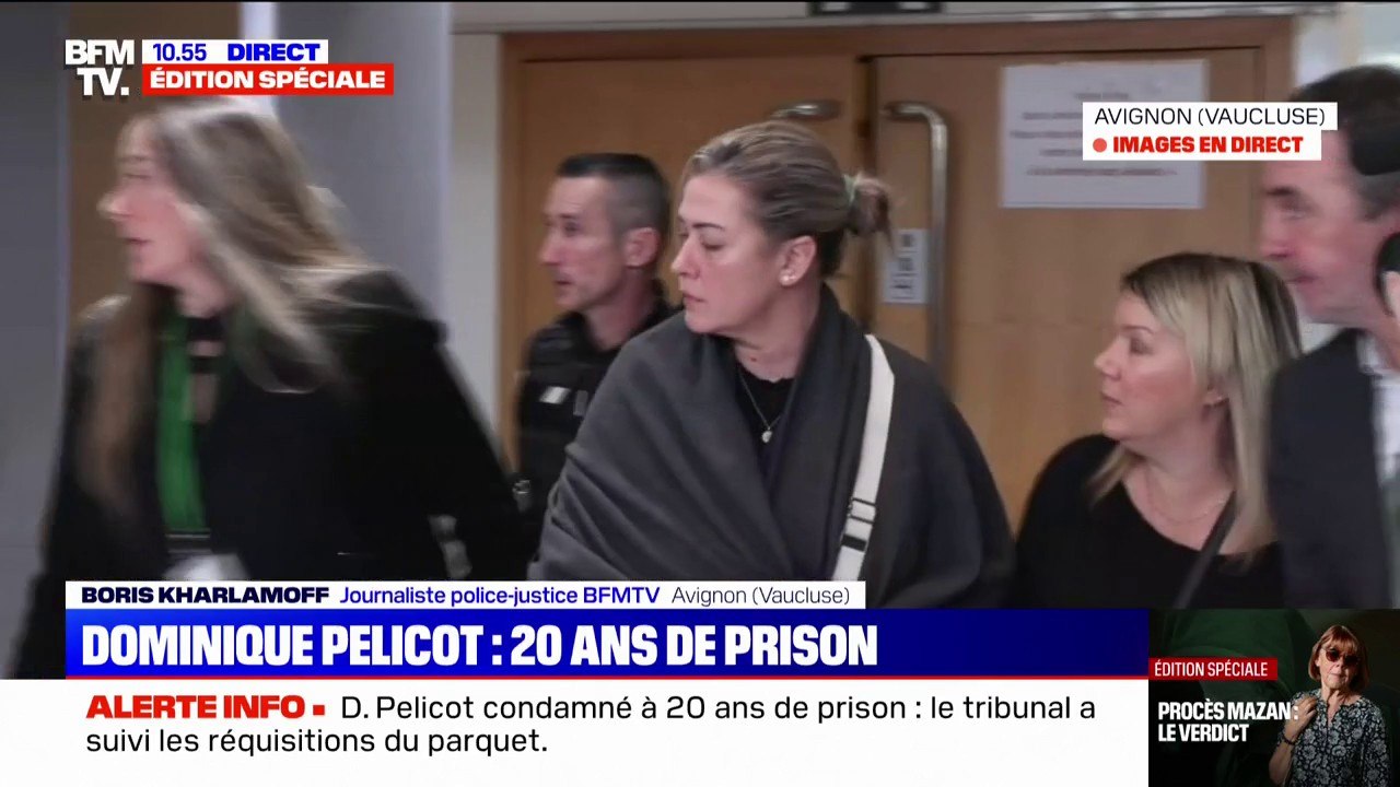 Procès Mazan: Caroline Darian, la fille de Gisèle Pelicot sort de la salle du procès