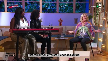 Marina Carrère d'Encausse s'agace contre Marianne James, dans "Enquête de santé".