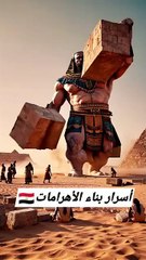 اسرار بناء الاهرامات في مصر