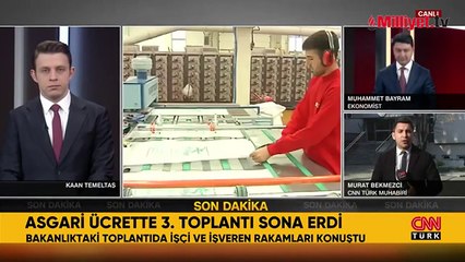 Asgari Ücret Tespit Komisyonu'nun üçüncü toplantısı sona erdi