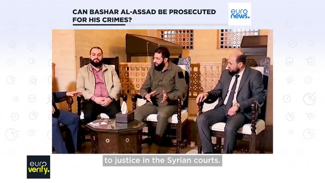 Can toppled Syrian president Bashar al-Assad and his operatives be brought to justice?