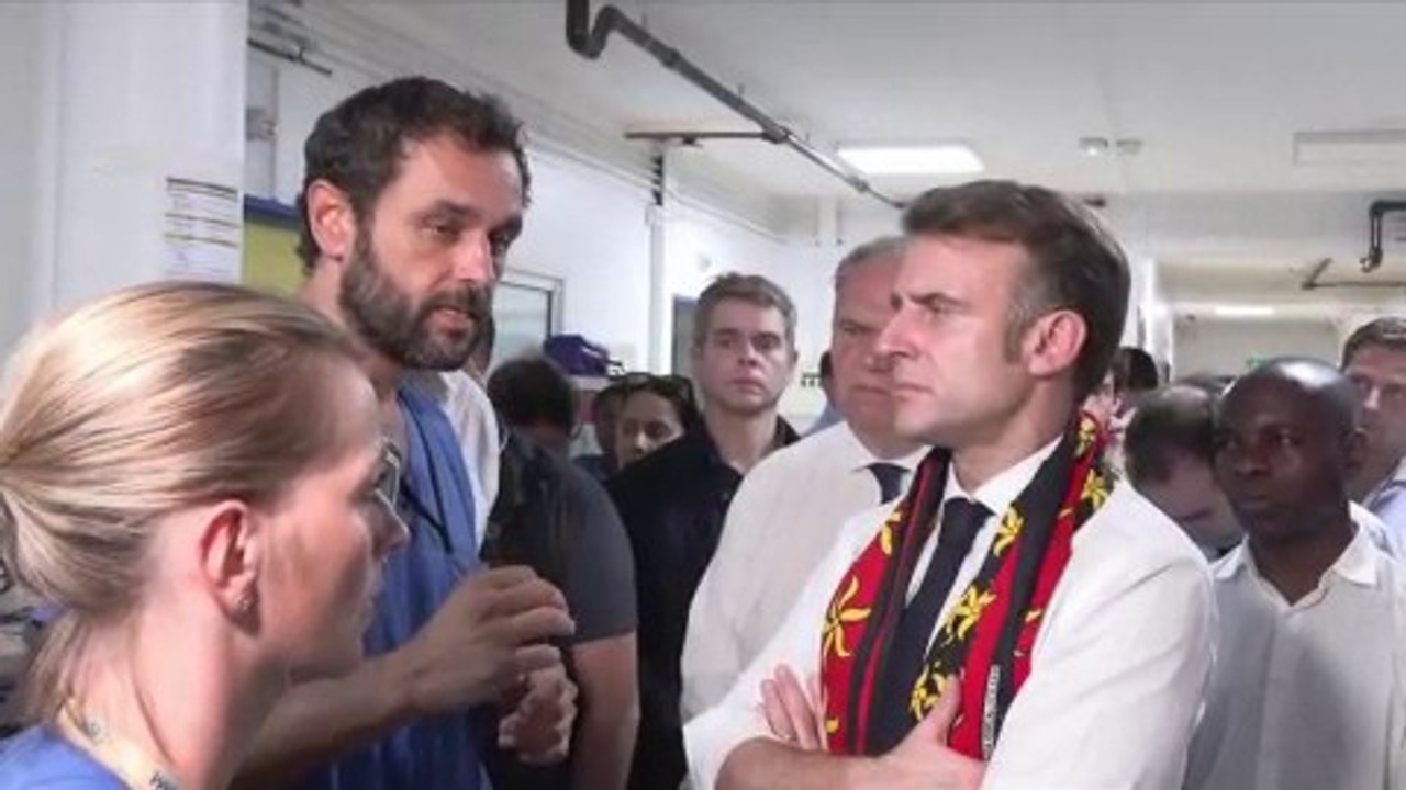 Suivez en direct la visite d'Emmanuel Macron à...