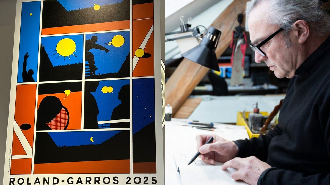 Tennis - Roland-Garros 2025 - L'affiche de Roland-Garros 2025 dévoilée : "Une affiche avec une ambiance, de la psychologie, du soleil..."